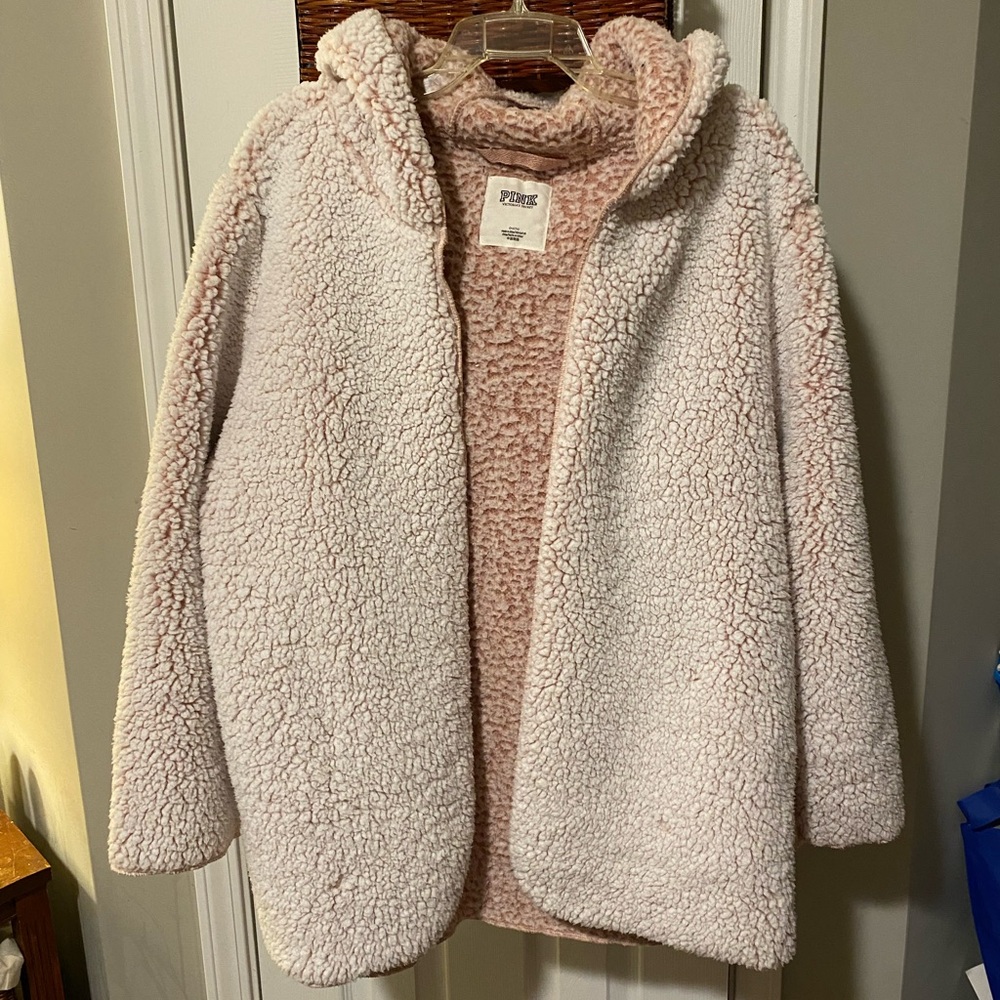 Victoria Secret PINK Cozy Sherpa Jacket - Picture 2 of 4